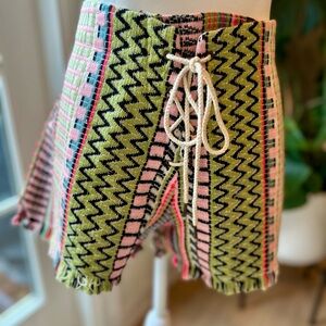 New Saylor knit lace up short